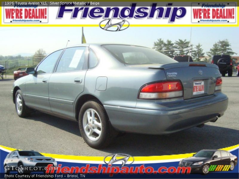 Silver Spruce Metallic / Beige 1996 Toyota Avalon XLS