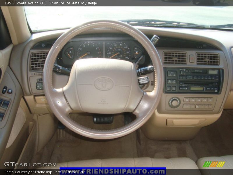 Silver Spruce Metallic / Beige 1996 Toyota Avalon XLS