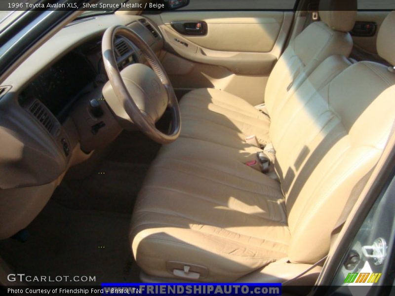 Silver Spruce Metallic / Beige 1996 Toyota Avalon XLS