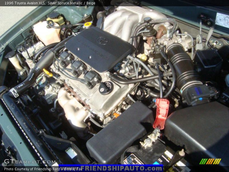 Silver Spruce Metallic / Beige 1996 Toyota Avalon XLS