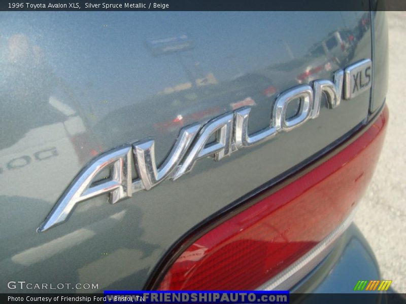 Silver Spruce Metallic / Beige 1996 Toyota Avalon XLS