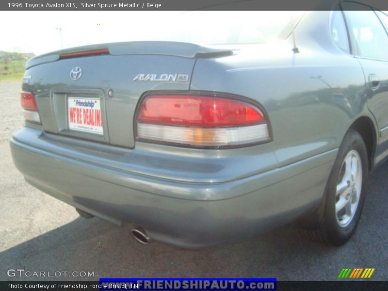 Silver Spruce Metallic / Beige 1996 Toyota Avalon XLS