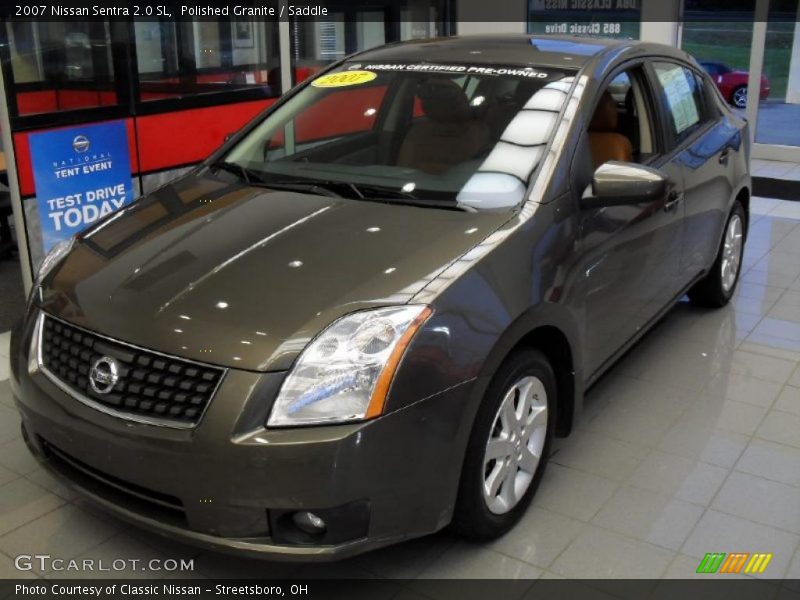Polished Granite / Saddle 2007 Nissan Sentra 2.0 SL