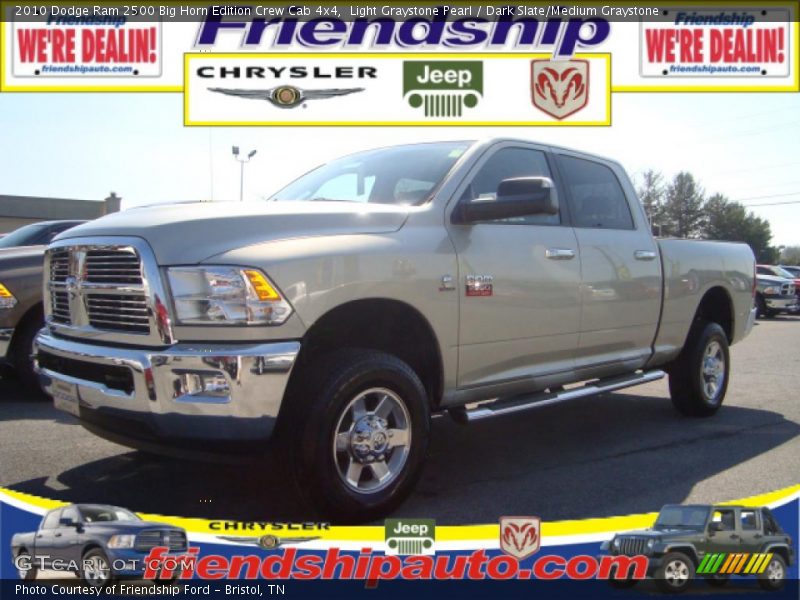 Light Graystone Pearl / Dark Slate/Medium Graystone 2010 Dodge Ram 2500 Big Horn Edition Crew Cab 4x4