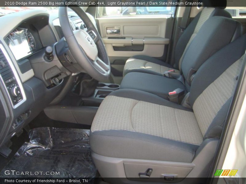 Light Graystone Pearl / Dark Slate/Medium Graystone 2010 Dodge Ram 2500 Big Horn Edition Crew Cab 4x4