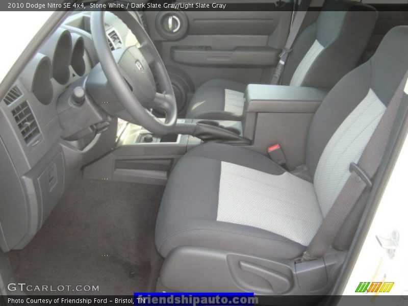 Stone White / Dark Slate Gray/Light Slate Gray 2010 Dodge Nitro SE 4x4