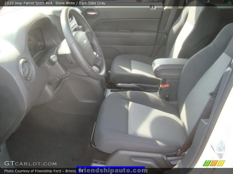 Stone White / Dark Slate Gray 2010 Jeep Patriot Sport 4x4
