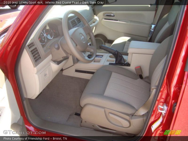 Inferno Red Crystal Pearl / Dark Slate Gray 2010 Jeep Liberty Sport 4x4