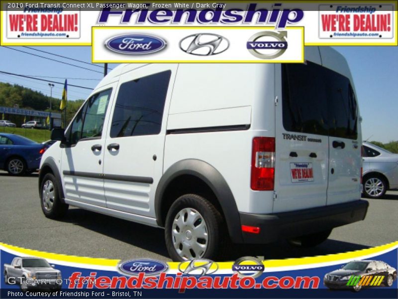 Frozen White / Dark Gray 2010 Ford Transit Connect XL Passenger Wagon