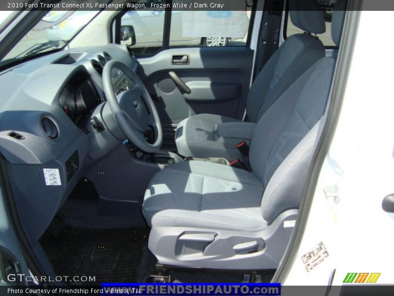 Frozen White / Dark Gray 2010 Ford Transit Connect XL Passenger Wagon