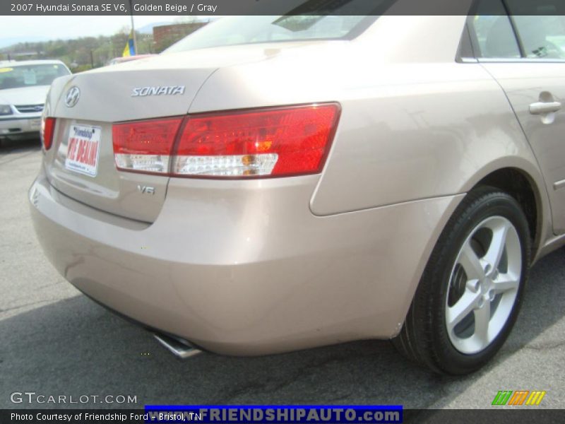 Golden Beige / Gray 2007 Hyundai Sonata SE V6