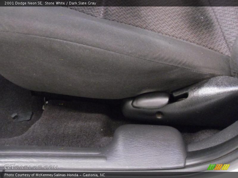 Stone White / Dark Slate Gray 2001 Dodge Neon SE