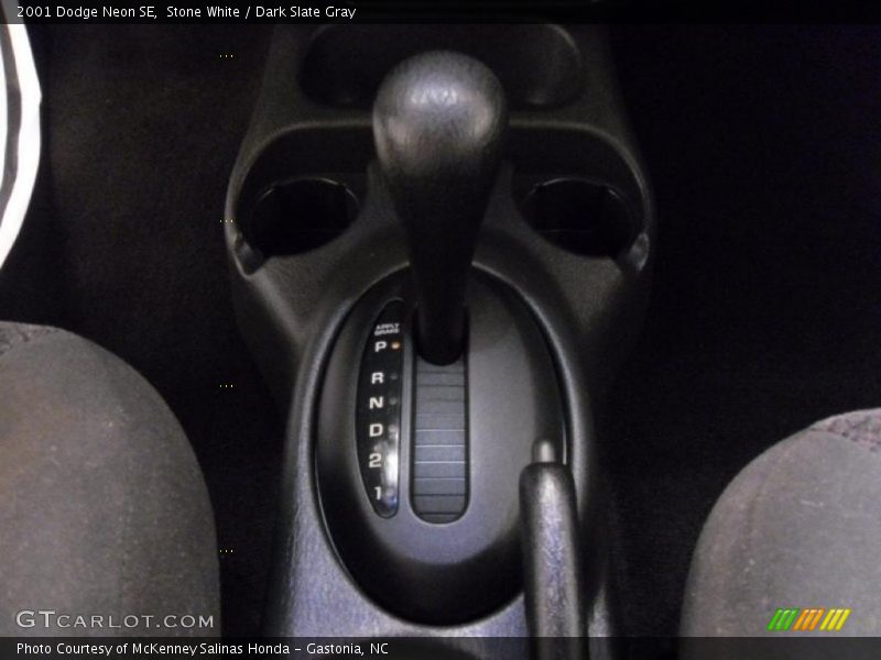 Stone White / Dark Slate Gray 2001 Dodge Neon SE