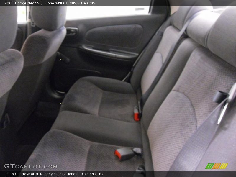 Stone White / Dark Slate Gray 2001 Dodge Neon SE