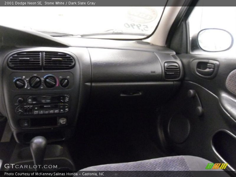 Stone White / Dark Slate Gray 2001 Dodge Neon SE