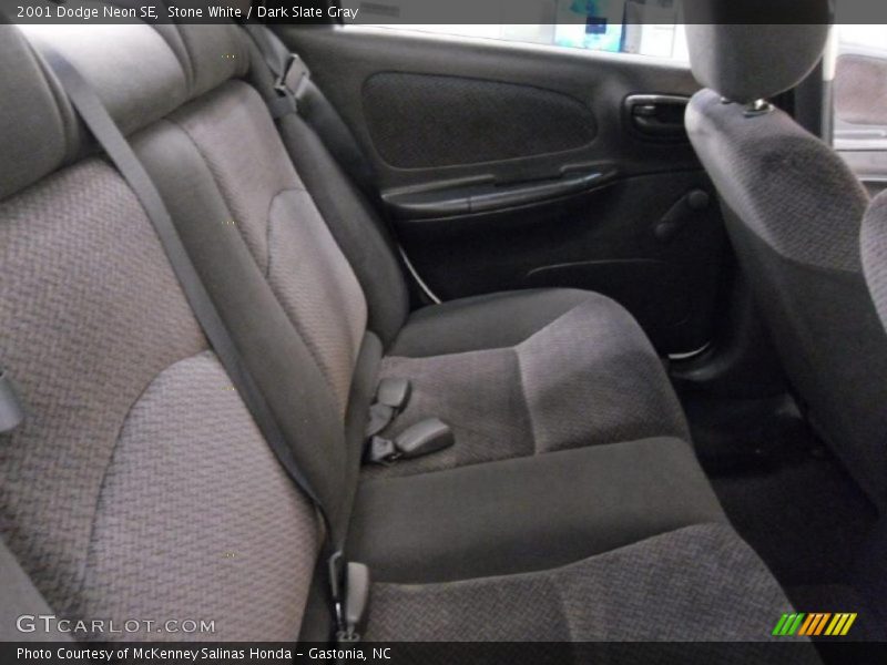 Stone White / Dark Slate Gray 2001 Dodge Neon SE