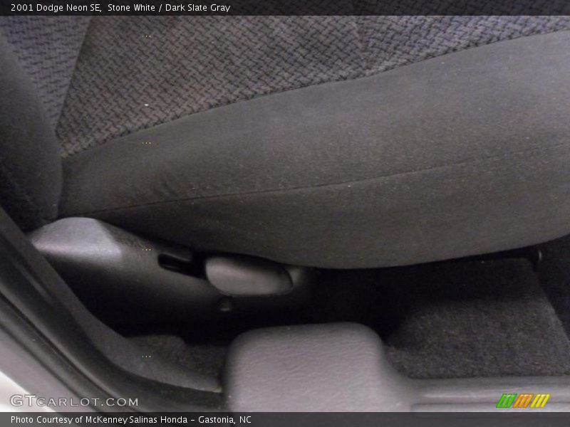 Stone White / Dark Slate Gray 2001 Dodge Neon SE