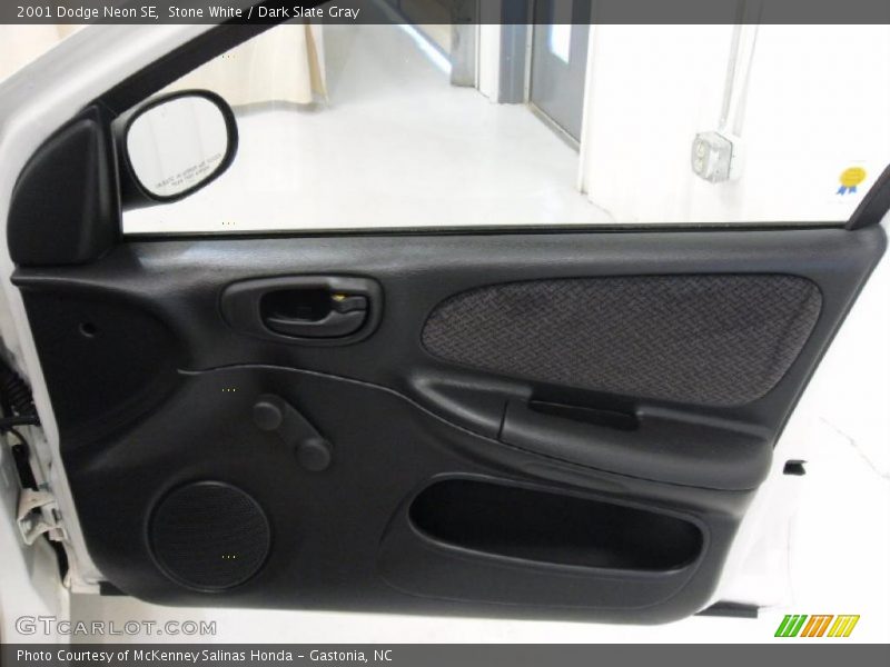 Stone White / Dark Slate Gray 2001 Dodge Neon SE