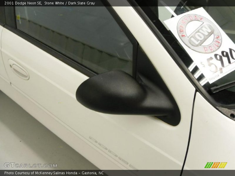 Stone White / Dark Slate Gray 2001 Dodge Neon SE