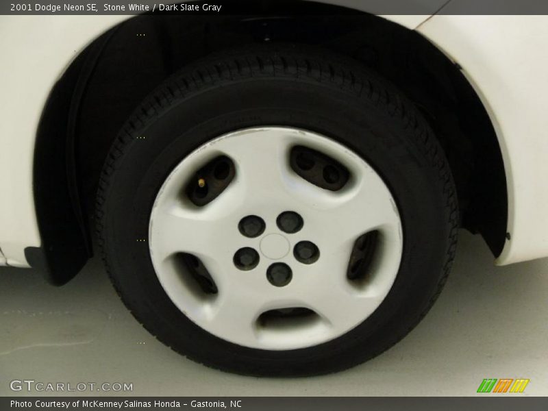 Stone White / Dark Slate Gray 2001 Dodge Neon SE