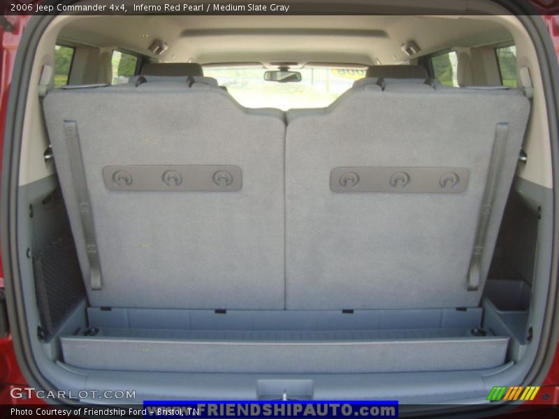 Inferno Red Pearl / Medium Slate Gray 2006 Jeep Commander 4x4