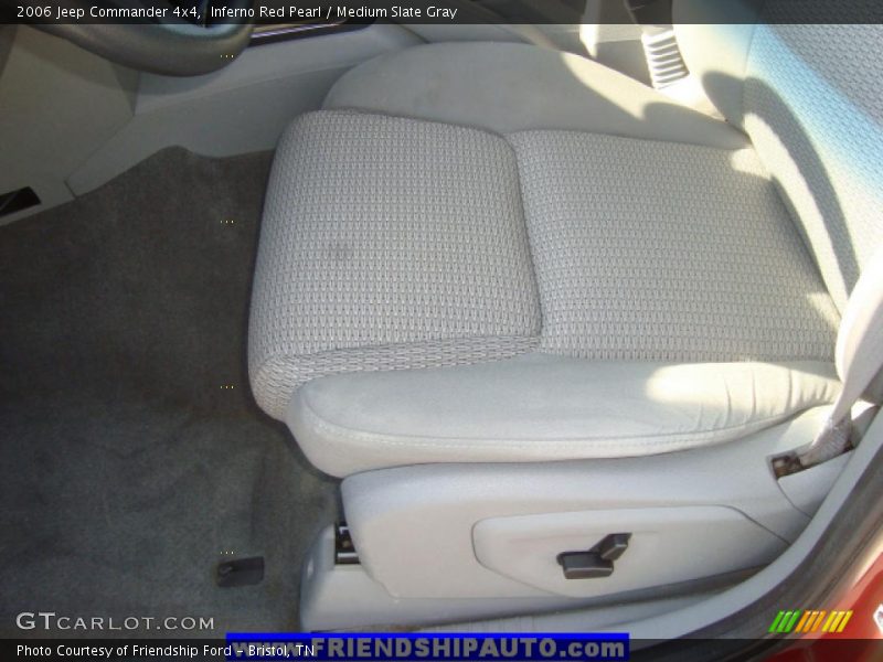 Inferno Red Pearl / Medium Slate Gray 2006 Jeep Commander 4x4