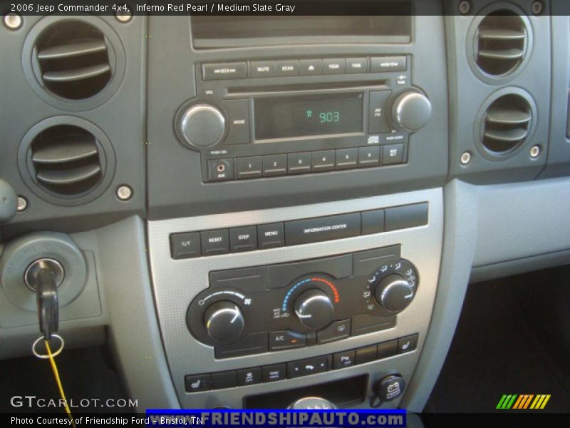 Inferno Red Pearl / Medium Slate Gray 2006 Jeep Commander 4x4