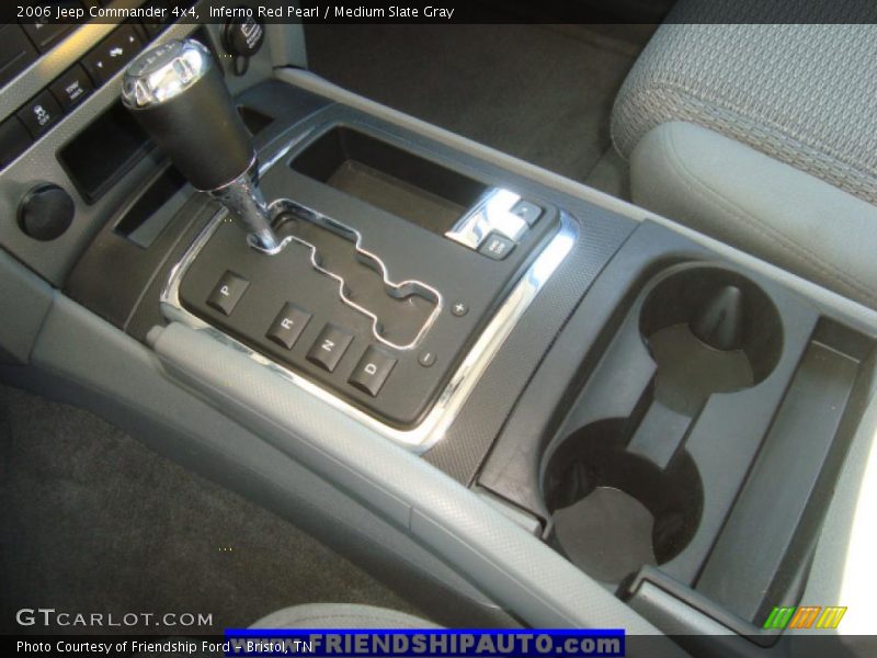 Inferno Red Pearl / Medium Slate Gray 2006 Jeep Commander 4x4