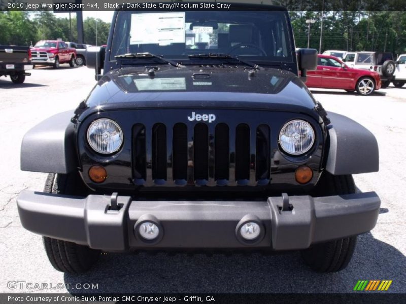 Black / Dark Slate Gray/Medium Slate Gray 2010 Jeep Wrangler Sport 4x4