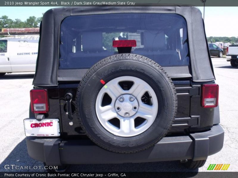 Black / Dark Slate Gray/Medium Slate Gray 2010 Jeep Wrangler Sport 4x4
