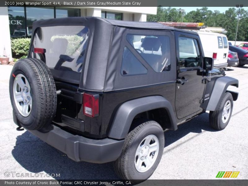 Black / Dark Slate Gray/Medium Slate Gray 2010 Jeep Wrangler Sport 4x4