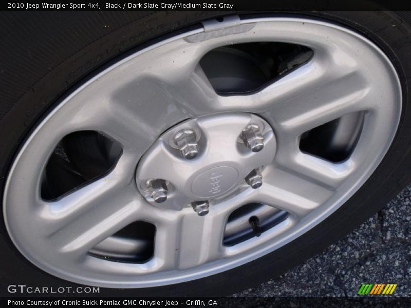Black / Dark Slate Gray/Medium Slate Gray 2010 Jeep Wrangler Sport 4x4