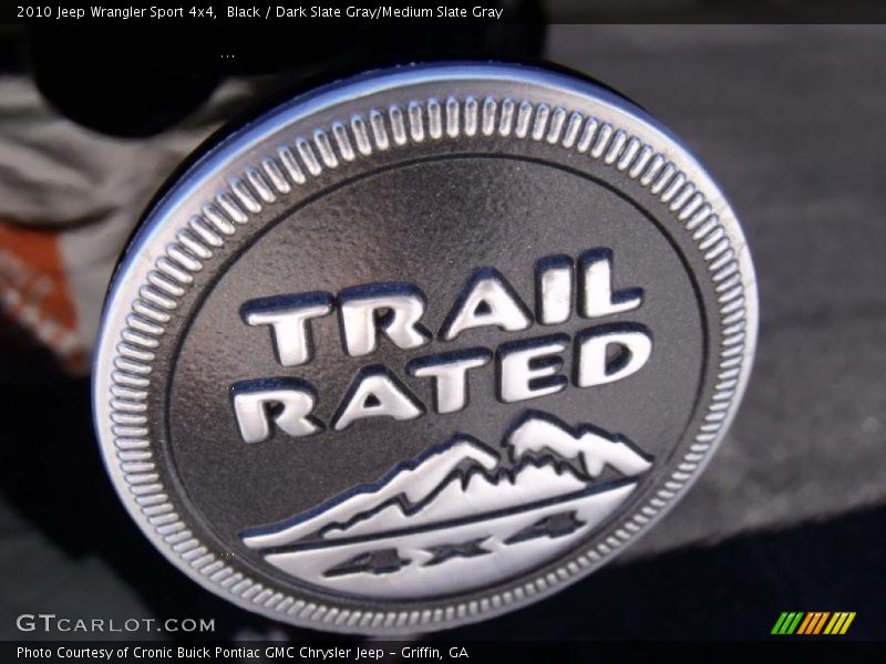 Black / Dark Slate Gray/Medium Slate Gray 2010 Jeep Wrangler Sport 4x4