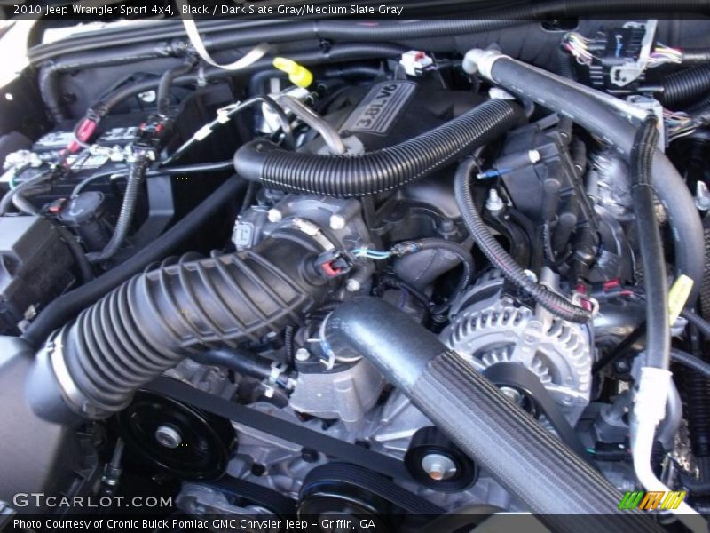 Black / Dark Slate Gray/Medium Slate Gray 2010 Jeep Wrangler Sport 4x4