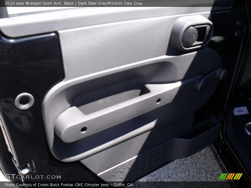 Black / Dark Slate Gray/Medium Slate Gray 2010 Jeep Wrangler Sport 4x4