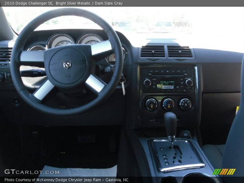 Bright Silver Metallic / Dark Slate Gray 2010 Dodge Challenger SE