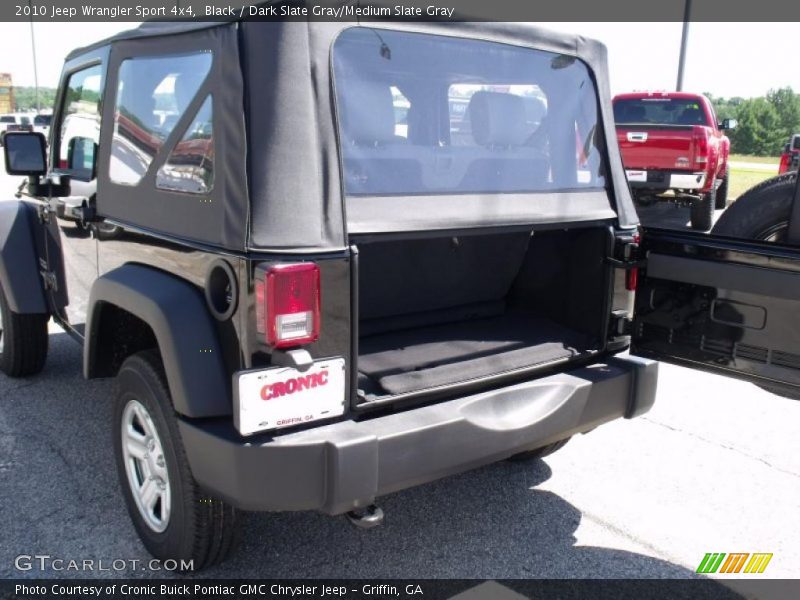 Black / Dark Slate Gray/Medium Slate Gray 2010 Jeep Wrangler Sport 4x4