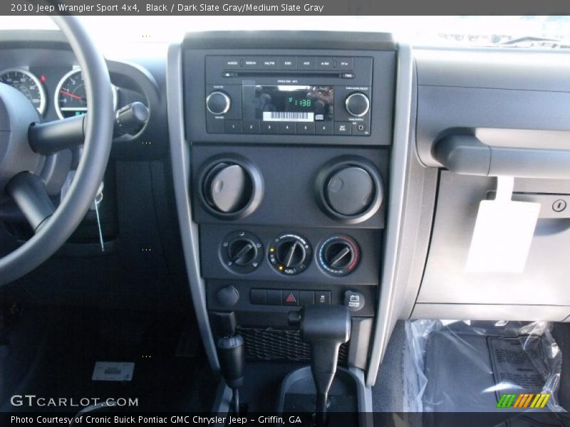 Black / Dark Slate Gray/Medium Slate Gray 2010 Jeep Wrangler Sport 4x4