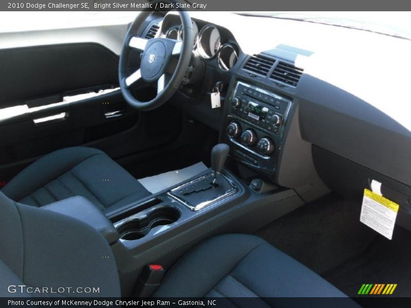 Bright Silver Metallic / Dark Slate Gray 2010 Dodge Challenger SE