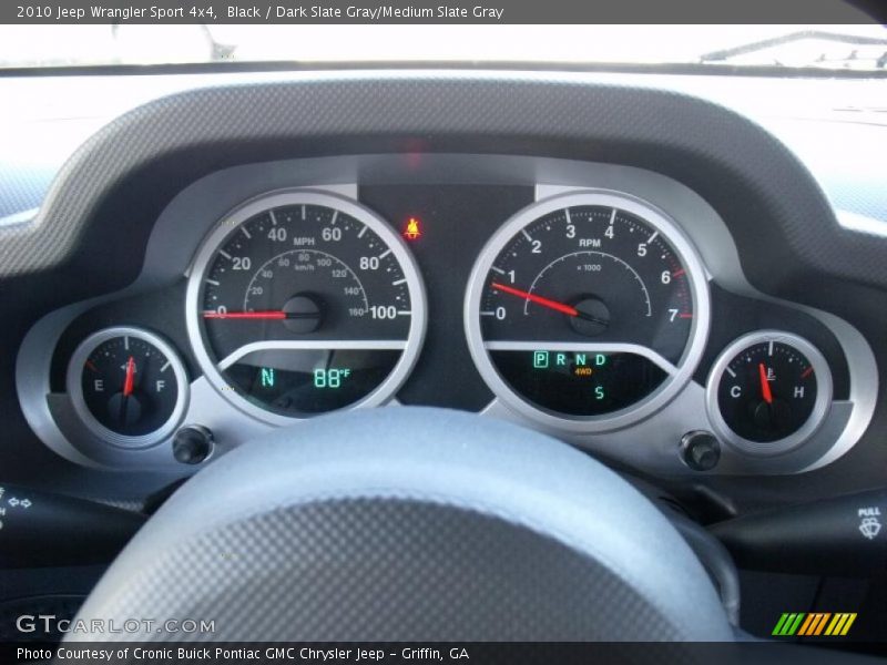 Black / Dark Slate Gray/Medium Slate Gray 2010 Jeep Wrangler Sport 4x4