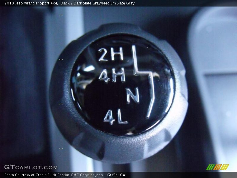 Black / Dark Slate Gray/Medium Slate Gray 2010 Jeep Wrangler Sport 4x4