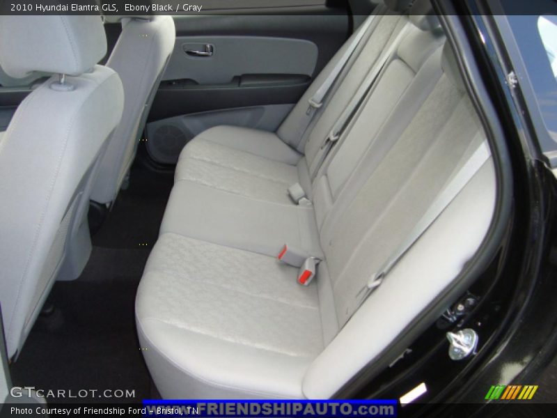 Ebony Black / Gray 2010 Hyundai Elantra GLS