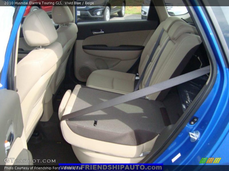 Vivid Blue / Beige 2010 Hyundai Elantra Touring GLS