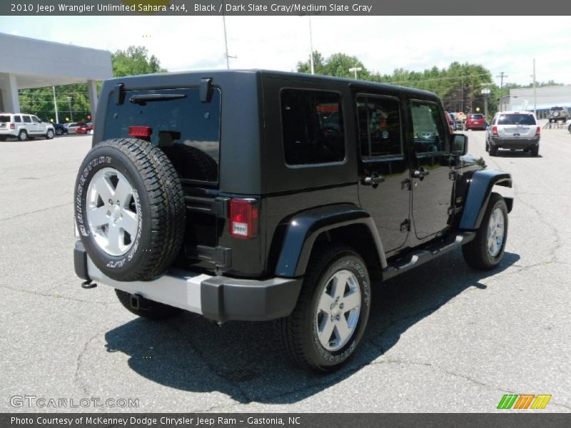 Black / Dark Slate Gray/Medium Slate Gray 2010 Jeep Wrangler Unlimited Sahara 4x4