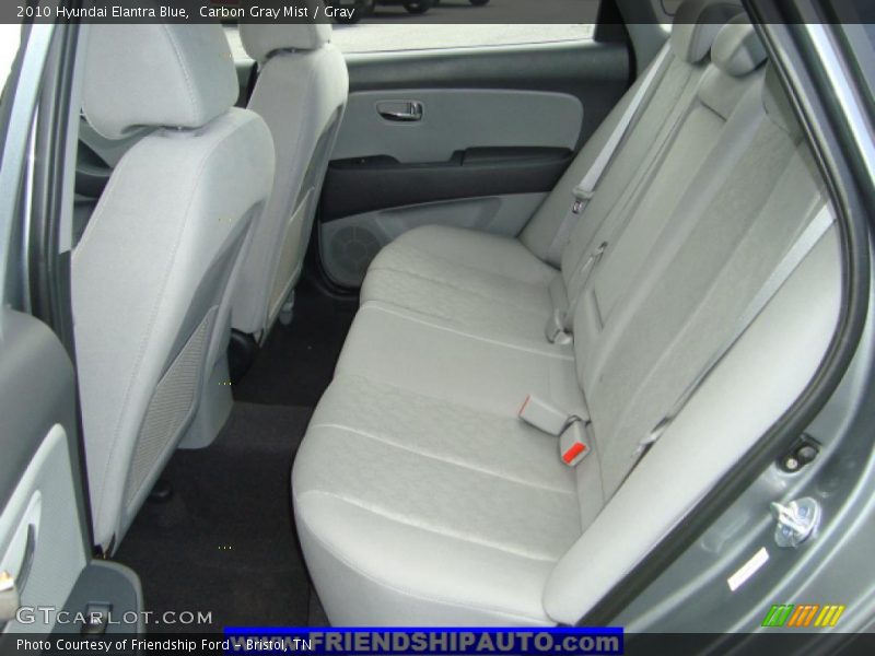 Carbon Gray Mist / Gray 2010 Hyundai Elantra Blue
