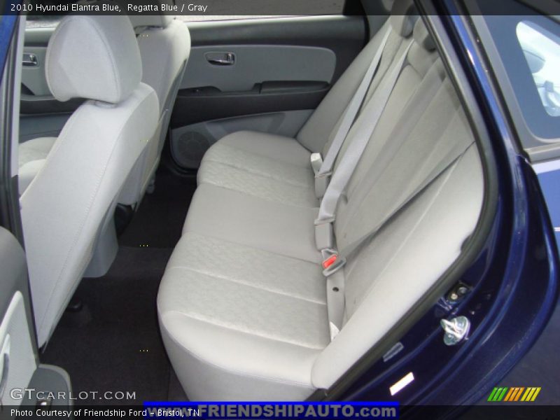 Regatta Blue / Gray 2010 Hyundai Elantra Blue