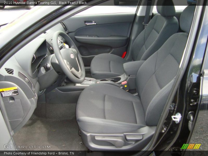 Black Pearl / Black 2010 Hyundai Elantra Touring GLS
