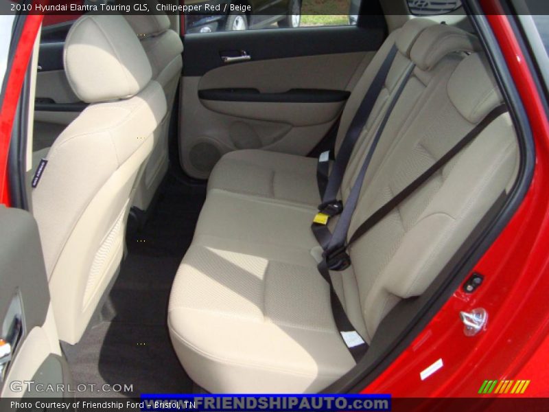 Chilipepper Red / Beige 2010 Hyundai Elantra Touring GLS