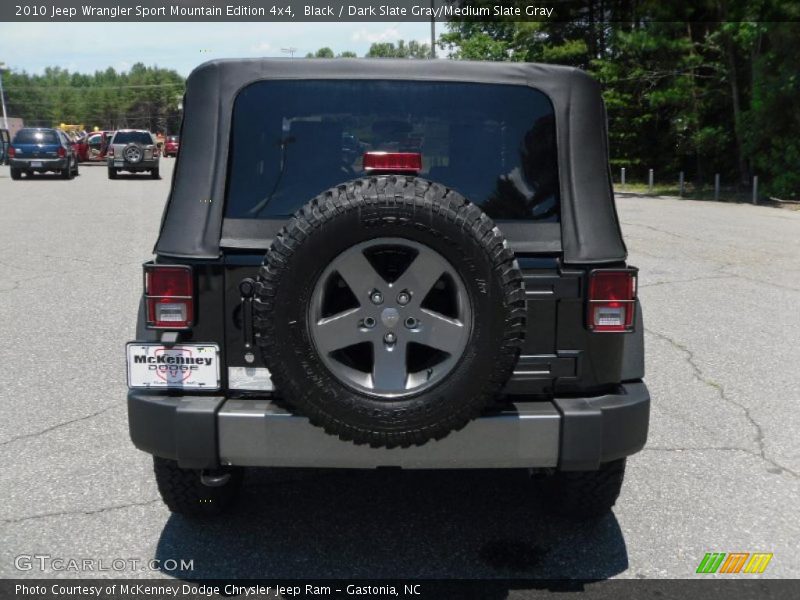 Black / Dark Slate Gray/Medium Slate Gray 2010 Jeep Wrangler Sport Mountain Edition 4x4