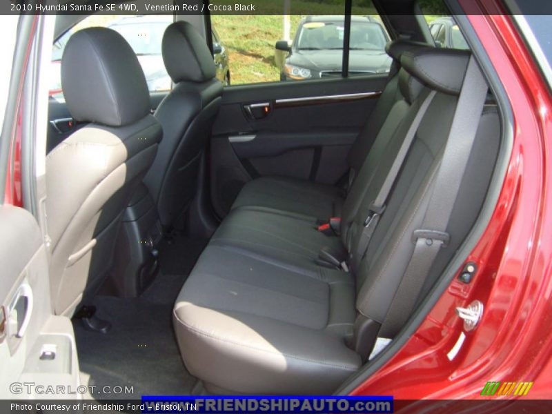 Venetian Red / Cocoa Black 2010 Hyundai Santa Fe SE 4WD
